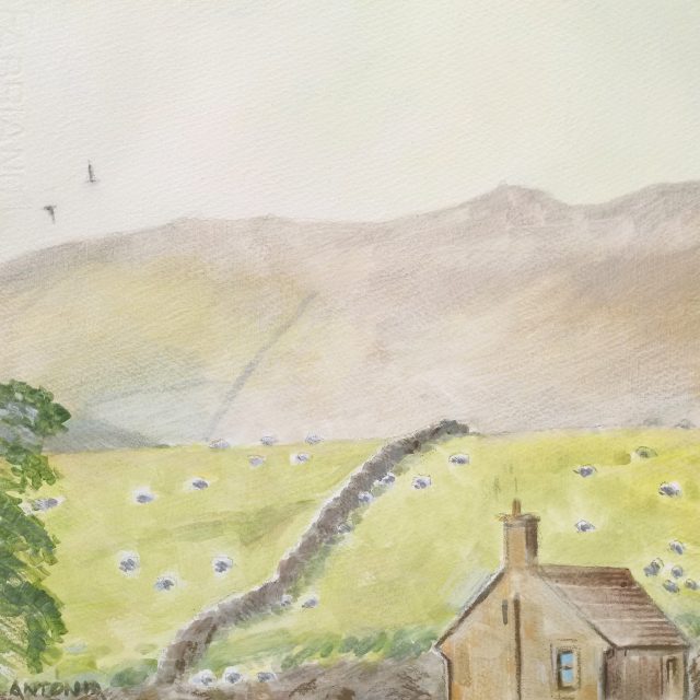 Yorkshire Dales - misty morning by Cracoe